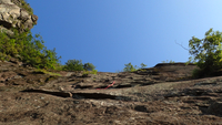 08子持山獅子岩と二子山中央稜の写真
