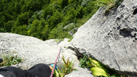 36子持山獅子岩と二子山中央稜の写真